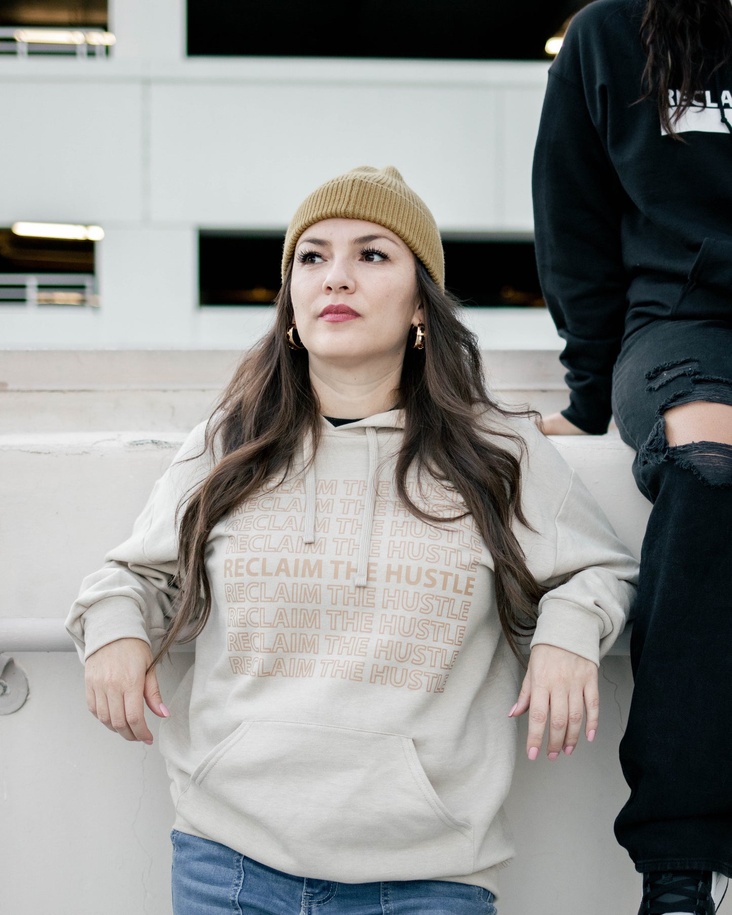 Reclaim the Hustle Light Hoodie image 2